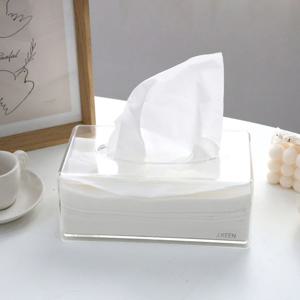 아크릴 투명 각티슈 사각 휴지 케이스