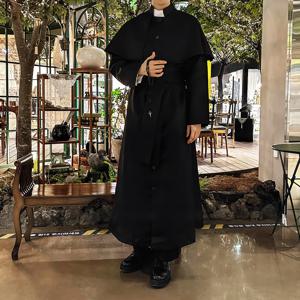 중세 사제복 코스튬 남자 할로윈 신부님 코스프레 의상