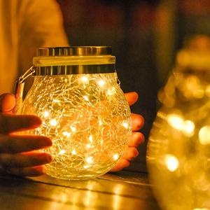 태양광 항아리 조명 LED 야외 정원등 무드등 캠핑 야외조명 할로윈 크리스마스 이벤트 조명