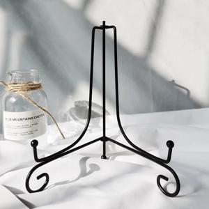 2size 액자 받침대 접이식 스텐 블랙 미니 스탠드 사진 접시 태블릿 상장 거치대