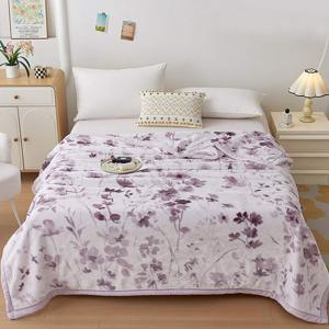 겨울필수템 양면 극세사 특대형담요-아이리스