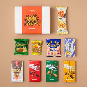 빼빼로데이 스낵박스 과자선물세트 9p