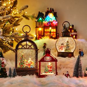 크리스마스 뮤직워터볼 무드등_USB 4 style