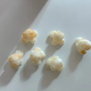 자체제작 팝콘 데코 토핑 실리콘 얼음틀 다용도 캔들 베이킹 몰드 6구