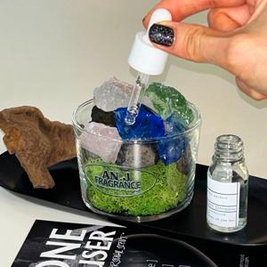 포레스트 크리스탈 스톤 디퓨져 8가지 향기 실내 방향제 테라리움 식물 인테리어 오브제 소품