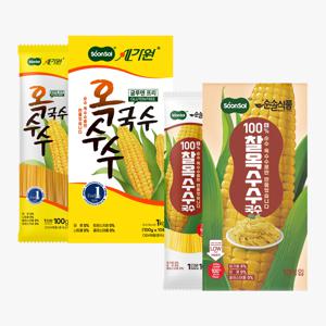 가원 100% 옥수수국수 1kg + 100% 찰옥수수국수 1kg (100g x 20봉)
