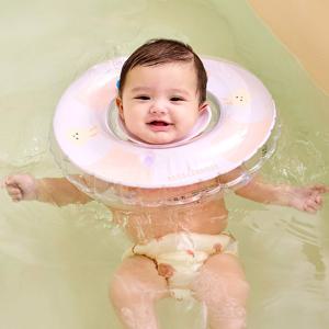 안전한 첫 물놀이 아기 딸랑방울 신생아 베이비 목튜브+핸디펌프+탕온계