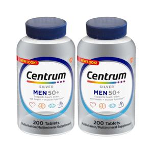 [해외] 실버 50세이상 남성용 멀티비타민 200정 x 2개