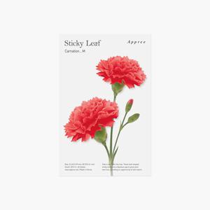 스티키리프 카네이션(Red,M)