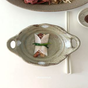 Handy Bowl  양손접시 스프볼 요거트볼 앞접시 손잡이그릇 일본도자기