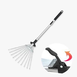 갈쿠리 1단(TM-302) 숏갈퀴 다용도 만능 갈퀴 스텐 쇠갈퀴 낙엽 잔디 청소도구
