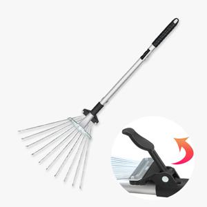 갈쿠리 2단 숏갈퀴 (TM-303) 다용도 만능 갈퀴 스텐 쇠갈퀴 낙엽 잔디 청소도구