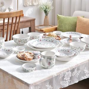 프로방스 국산 도자기 4인 식기세트 A 32p