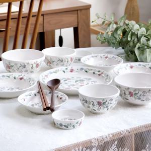 프로방스 국산 도자기 2인 식기세트 13p