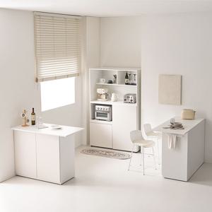 무브핏 이동식 주방수납장 조리대 보조식탁 아일랜드식탁 홈바