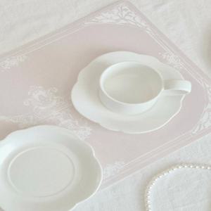 레이스 도자기 커피잔 찻잔받침 플레이트 세트 컵앤소서 신혼 집들이선물
