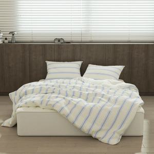 뉴데이즈 먼지없는 무소음 스트라이프 차렵이불 SS/Q/K 6color