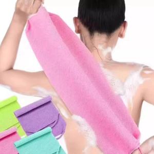 샤워 타올 타월 바디 거품 부드러운 손잡이 등 목욕 길쭉한 롱 때수건 목욕스펀지 때타올