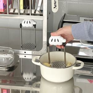 미키 핸즈 스텐304 포테이토매셔 이유식 계란 감자으깨기