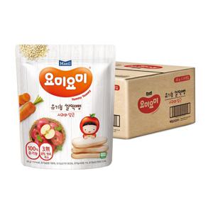 요미요미 유기농 쌀떡뻥 사과와당근 30g*6봉