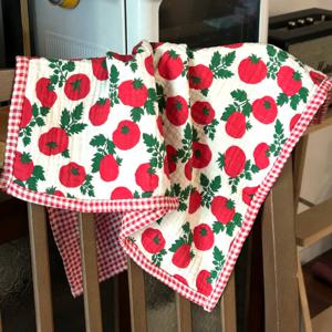 토마토 패브릭 테이블매트 키친크로스 행주 디자인굿즈 식탁 포인트 오브제 주방 감성 키친웨어