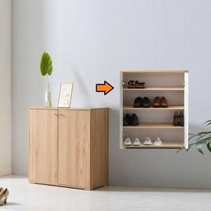 금장손잡이 높낮이 조절4단선반 다기능 수납장(800 3색)