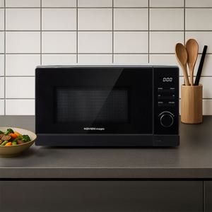 20L 버튼식 전자레인지 MWR-1411ET 블랙