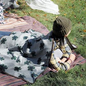 크로버 니트블랭킷 그레이 감성 캠핑 무릎담요 쇼파 사무실 블랑캣 에스닉 카페 미용실