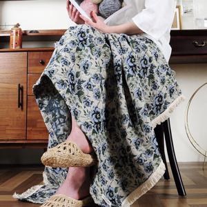팬지 빈티지 블랭킷 에스닉 카페 미용실 감성 캠핑 무릎담요 쇼파 사무실 블랑캣
