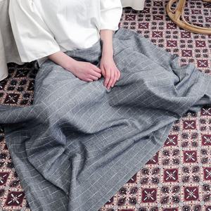 보카시 면 블랭킷 네이비 쇼파 사무실 블랑캣 여름 얇은 감성 캠핑 무릎담요