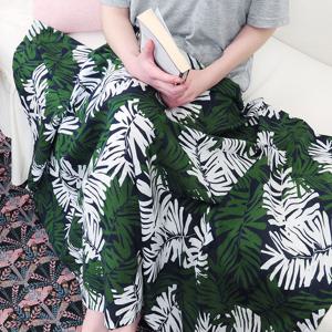 하와이안 비치 블랭킷 그린 쇼파 사무실 블랑캣 여름 얇은 감성 캠핑 카페 미용실