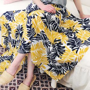하와이안 비치 블랭킷 옐로우 여름 얇은 감성 캠핑 쇼파 사무실 블랑캣 카페 미용실