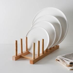 퍼블릭 원목 접시꽂이 6칸