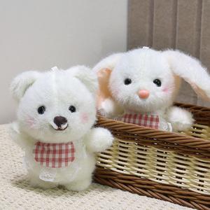 숄더백 체크 케이프 캐릭터 인형 키링