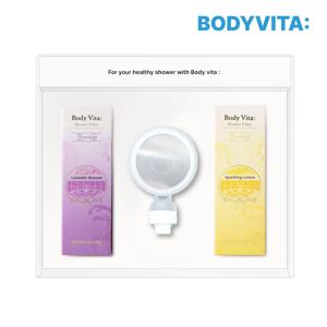 바디비타 The gift 프리미엄 더블세트(샤워헤드+필터2 구성)