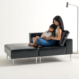 아르코 1인 신소재 비건 가죽 소파 안락 암체어 3colors