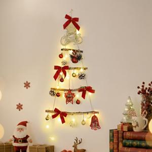 풀세트 행잉 크리스마스 벽 트리 2size 2color 성탄절 장식 꾸미기