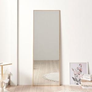 녹에강한 슬릿 메탈프레임 큐빅장식 전신거울(500 2색)