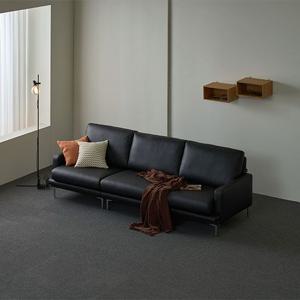 루나 3.5인 세미아날린 전체 가죽소파