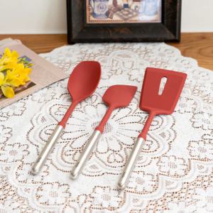 휘슬러 레드에디션 에센 실리콘조리도구 3종세트 (스푼, 뒤집개,스파츌라)