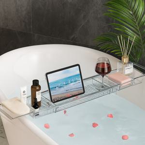 반신욕 욕조 트레이 길이조절 거치대