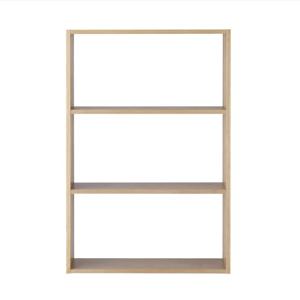 떡갈나무 수납 선반 와이드 3단 + 추가용 옵션 선택