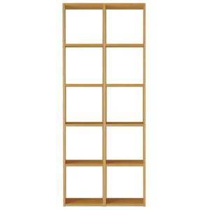 떡갈나무 수납 선반 세트 5단 2열 + 추가용 옵션 선택