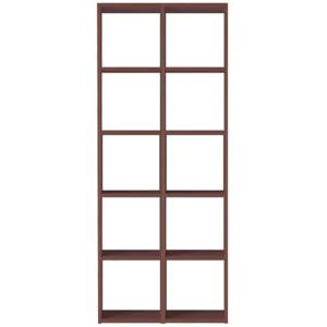 호두나무 수납 선반 세트 5단 2열 + 추가용 옵션 선택