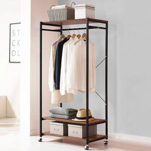 [리퍼] 이동식 드레스룸 수납 행거 와이드 일반형 2colors