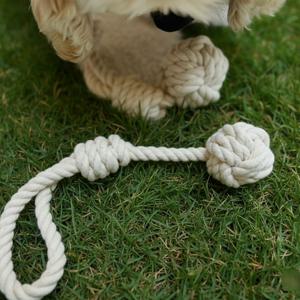 순면 강아지 공 터그놀이 치석제거 고양이 이갈이 장난감