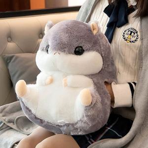 담요 품은 햄스터 올인원 쿠션 핸드워머 사무실 학교 에어컨 데스크테리어