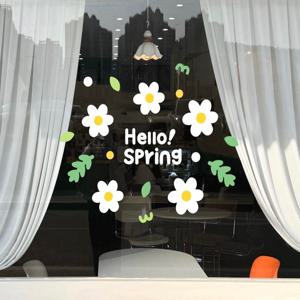 봄 데이지 인테리어 창문 유리 거울 매장 아이방 핸드폰 꾸미기 포인트 스티커(소/중/대)