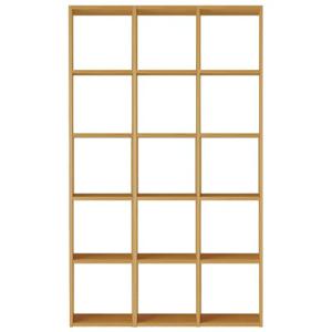 떡갈나무 수납 선반 세트 5단 3열/2열