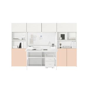 뉴아빌 5단형 책상책장 풀세트 260cm (컬러 택1)